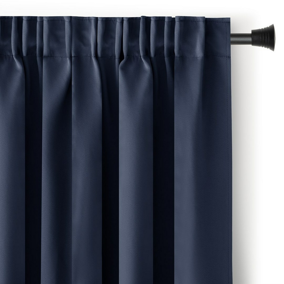 AmeliaHome Závěs Blackout Oxford Pleat indigo, 140 x 245 cm - thumb (3)