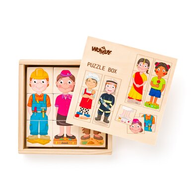 Woody Puzzle Ljudje in poklici