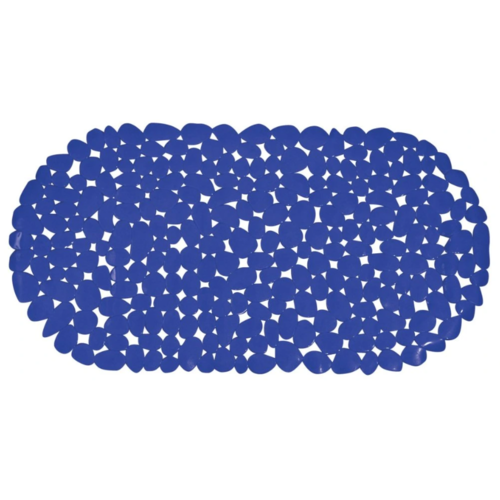 Spirella Protiskluzová podložka do vany GALETS, tmavě modrá, 99 x 39 cm
