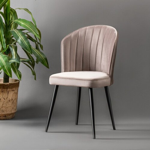 Sada jídelních židlí Rubi Cappuccino and Black,  2 ks