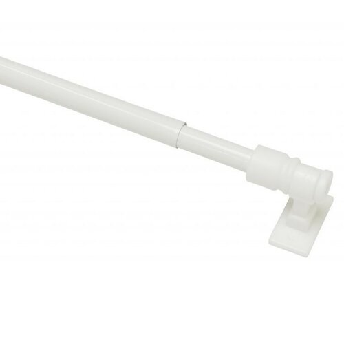 Kihúzható vitrázsrúd 12 mm fehér, 85 - 135 cm