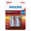 Philips AAA 1,5 V Power Alkaline elemek, 4 + 2 db