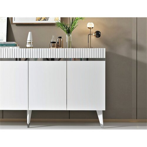 Dulap Defne  White and Silver