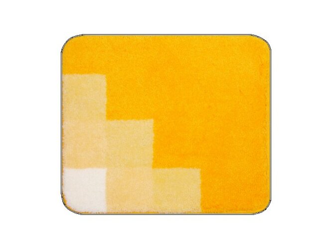 Koupelnová předložka Grund UDINE žlutá, 55 x 65 cm