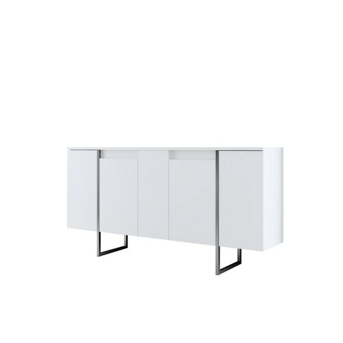 Schrank Luxe White and Silver