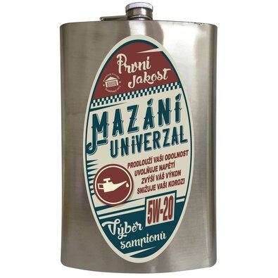 Bohemia Gifts Placka na alkohol - Mazání, 1,8 l