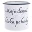 Emaille mug "My daily dose of well-being", 1 l