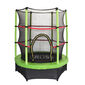 Trambulină cu plasă CROSS, verde-negru, 140 x 140x 160 cm