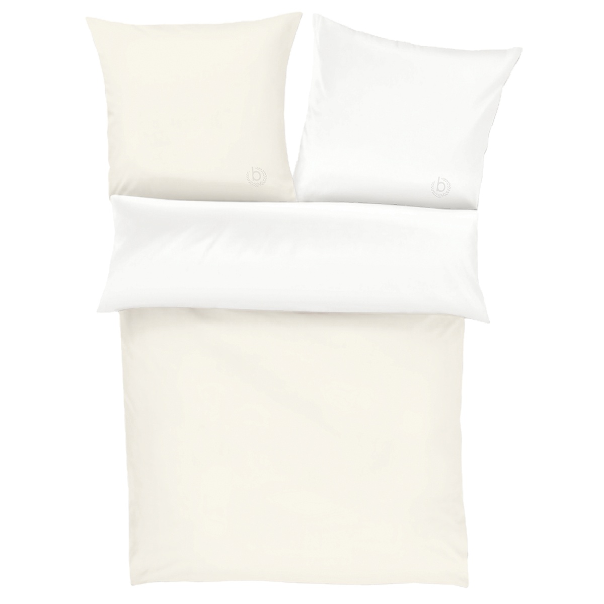 Ibena bavlna obliečky Bugatti biele 140x200 70x90