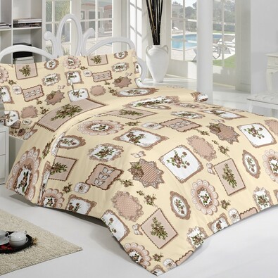 Krepové obliečky Pictures, 220 x 200 cm, 2 ks 70 x 90 cm