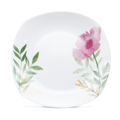 Arôme Home 18-częściowy zestaw obiadowy Różowy mak