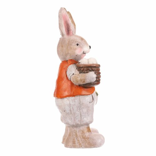 Vrtna dekoracija zajec Vajíčko, 21 x 15 x 42 cm
