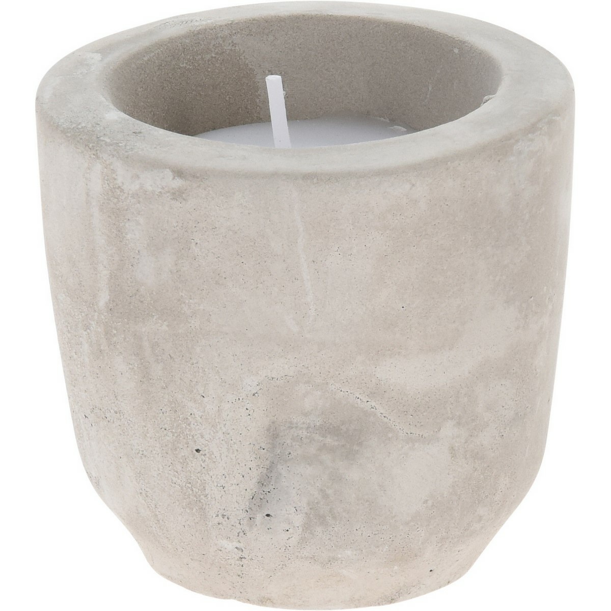 Citronella rovarriasztó gyertyák készlete, beton, 5,5 x 5,7 cm, 4 db termék 2. képe