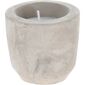 Sada repelentních svíček Citronella, beton, 5,5 x 5,7 cm, 4 ks