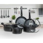 Set vase din aluminiu Banquet 7 buc.Black Stone