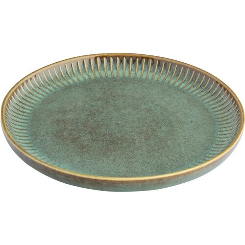 Altom Porcelanowy talerz deserowy Reactive Sage,20,5 cm