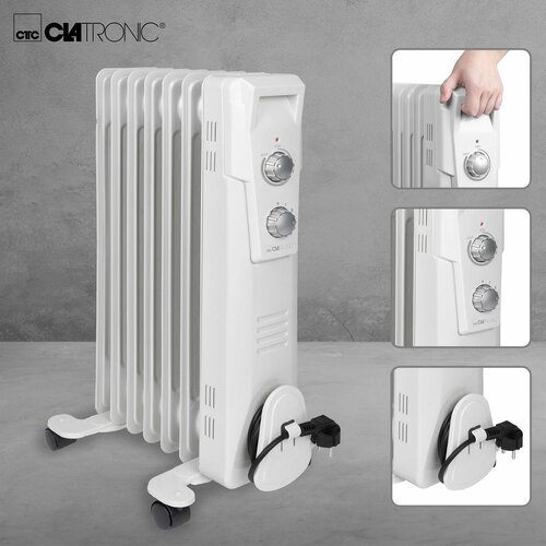 Clatronic RA 3735 olajradiátor, 7 bordás