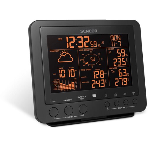 Sencor SWS 9700 Professionelle Wetterstation mitFunksensor 5-in-1