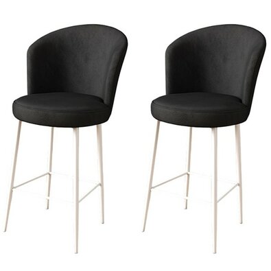Set de scaune de bar Black and White, 2 buc.