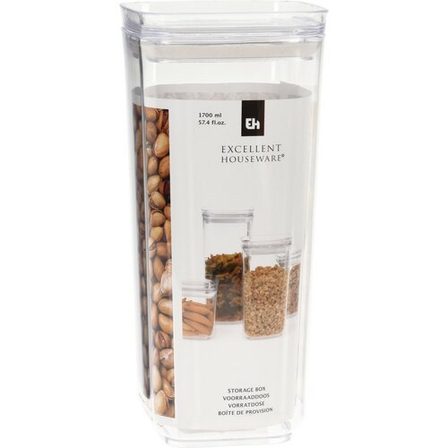 EH Dóza na potraviny s vekom Clear, 1,7 l