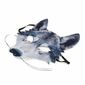 Rappa Kindermaske Wolf mit Borsten