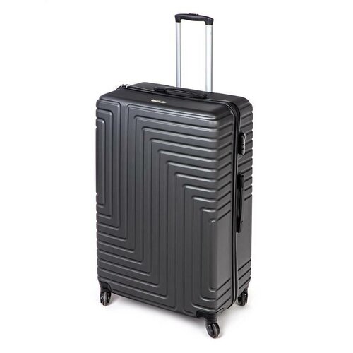 Fotografie Pretty UP Cestovní skořepinový kufr ABS25 extra velký, 78 x 52 x 32 cm, antracit