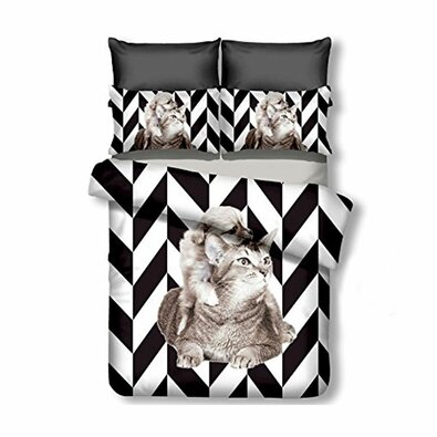 DecoKing Pościel Anilove Little Love, 200 x 220 cm, 2 szt. 80 x 80 cm