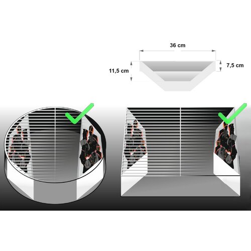 Cattara Box za posredno peko na žaru, 2 kos