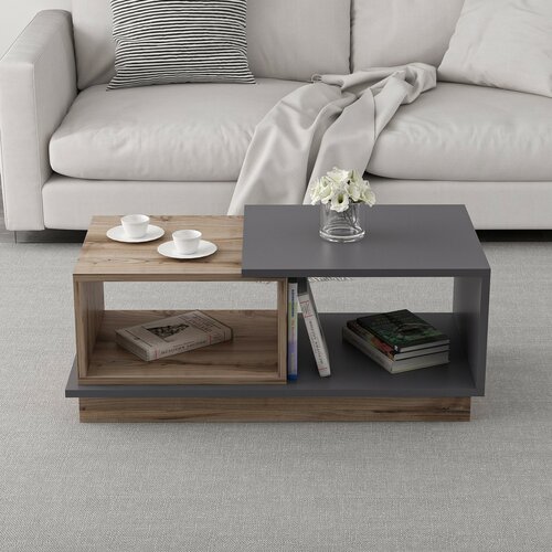 Concept Anthracite and Oak dohányzóasztal