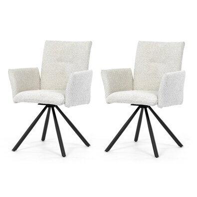 Set de scaune de sufragerie cu mecanism deîntoarcere DCH-W1117 CRM2, 2 buc.