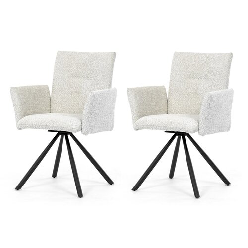 Sada jídelních židlí s vratným mechanismem DCH-W1117 CRM2, 2 ks