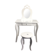 Dětský kosmetický stolek se zrcadlem Elza, 68 x 40 x 106,5 cm