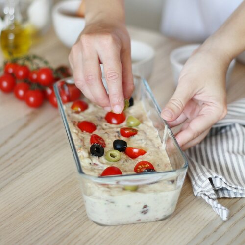Pyrex üveg kekszformák 1,5 l, 28 x 12 x 8 cm, 1,5l, 28 x 12 x 8 cm