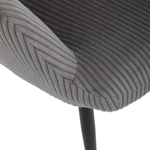 Entspannungssessel mit Fußstütze L7285 GREY6, grau