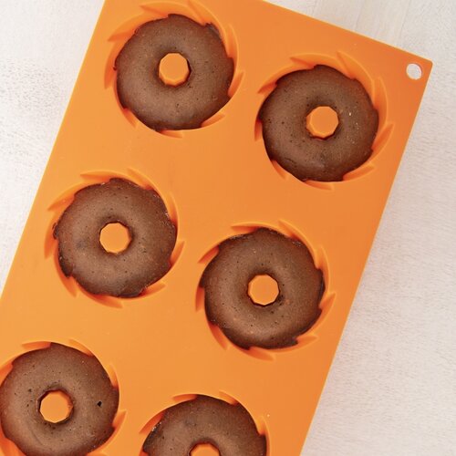 Orion Silikonska forma za venčke, oranžna