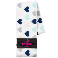 Towee Hearts Booty band textil gumiszalag edzéshez, közepes ellenállású Towee Hearts Booty band textil gumiszalag edzéshez, közepes ellenállású