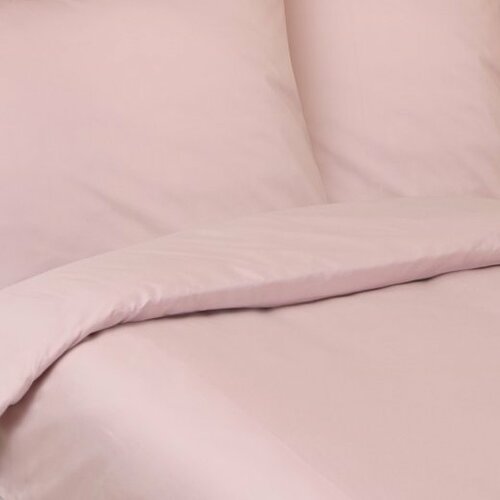Set de lenjerie de pat din satin Bellatex Lux, roz deschis, 140 × 200, 70 × 90 cm