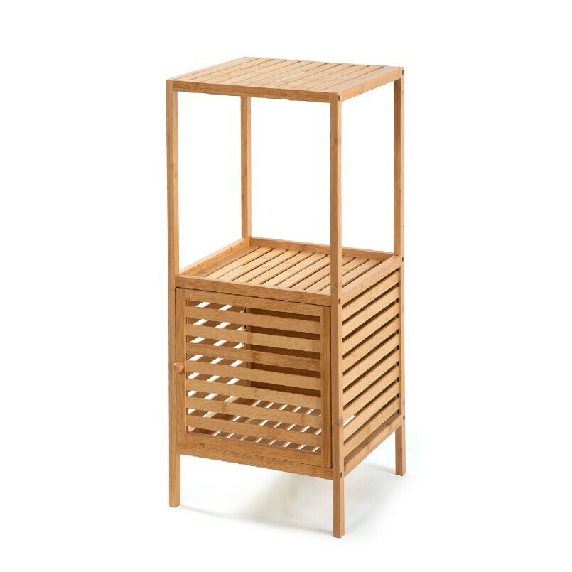 Koupelnový regál WABISABI HIDE 3, bambusový