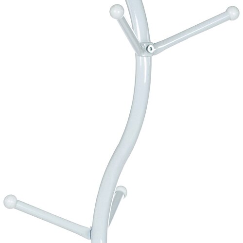 Metall-Garderobenständer 80003-09 WT Bork weiß matt, 181 cm