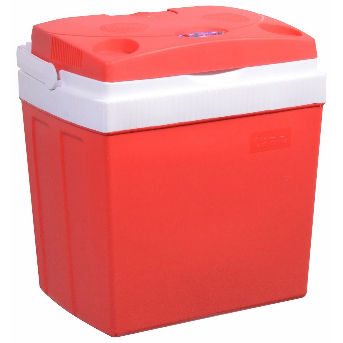 Compass Chladící box 30litrů RED 230/12V display s teplotou