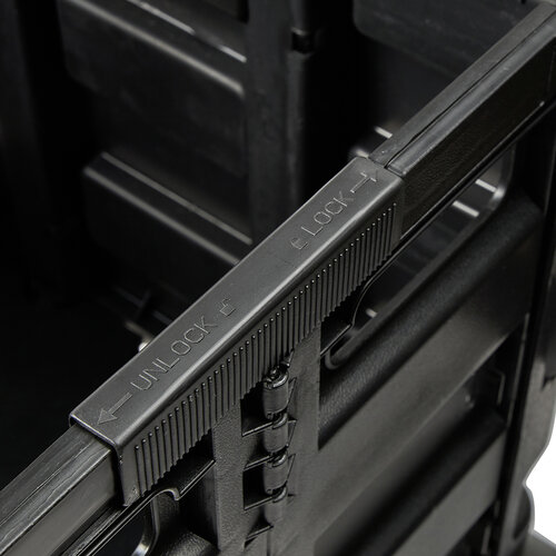 Keeeper Cărucior de cumpărături pliabil Olli 45 l Negru