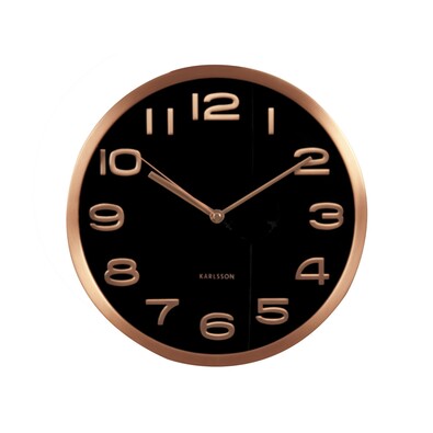 Karlsson KA5578BK zegar ścienny, 29 cm