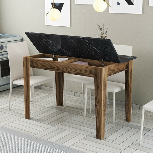 Jídelní stůl Kiev Black and Walnut