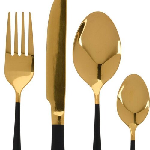 EH 16-delni jedilni pribor Black and Gold