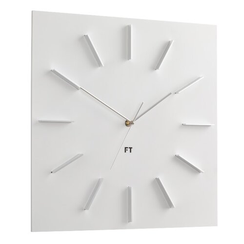 Future Time FT1010WH Square white Design falióra, 40 cm