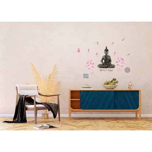 Samolepilna dekoracija Buda, 42,5 x 65 cm