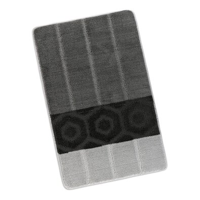 Bellatex Badteppich Bany Streifen schwarz, 60 x 100 cm