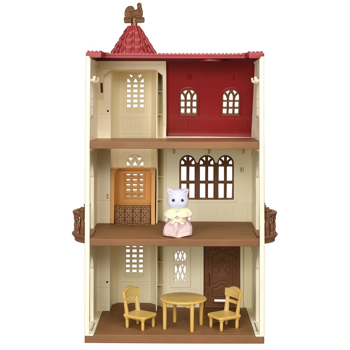 Obrázok Sylvanian families 5400 dom s vežou a červenou střechou