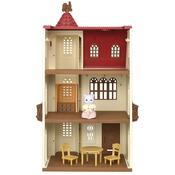 Sylvanian families 5400 dům s věží a červenou střechou