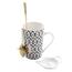 Florina porcelanska skodelica z infuzerom Glitz,350 ml